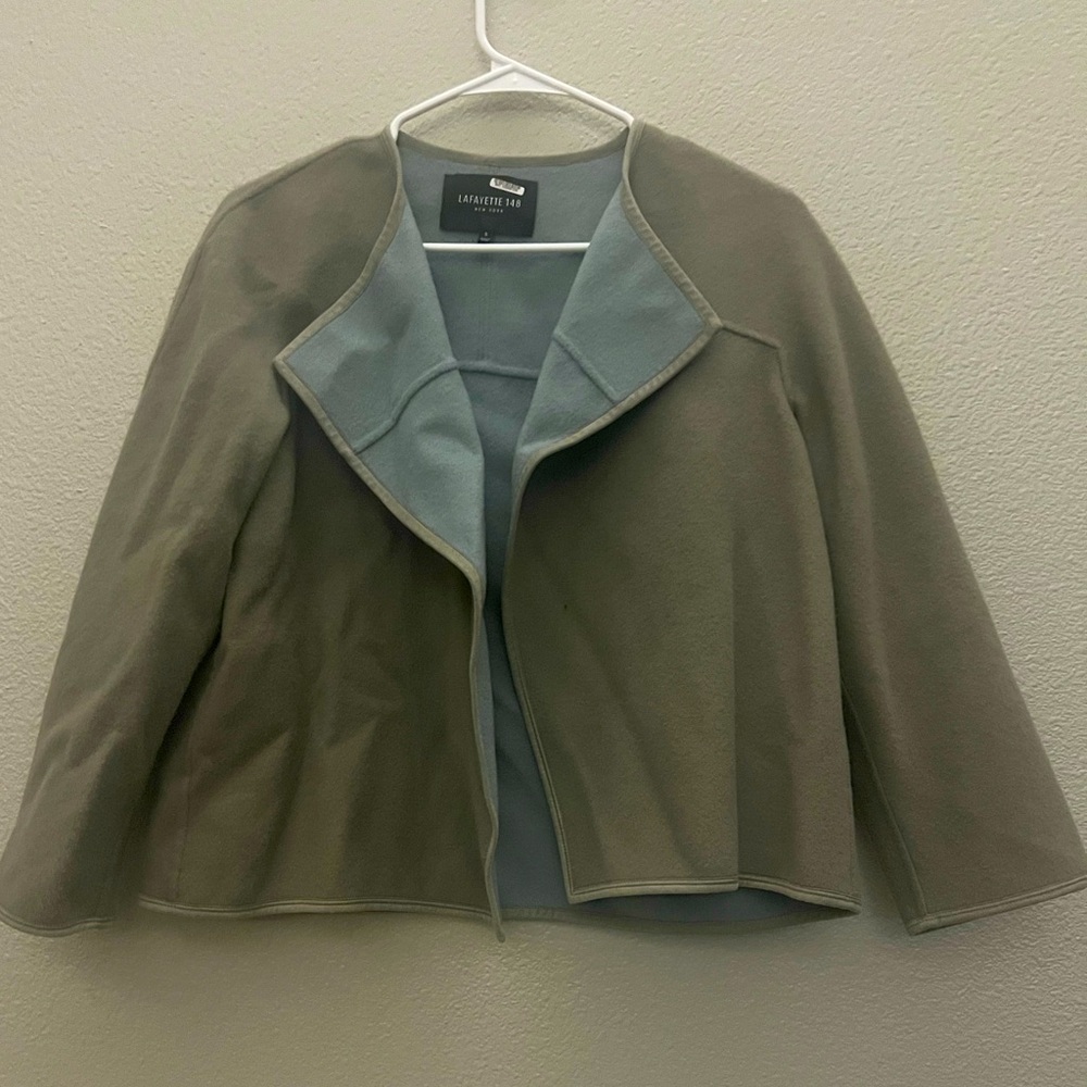 Lafayette 148 Reversible Wool Cashmere Topper
Jacket Coat Odene